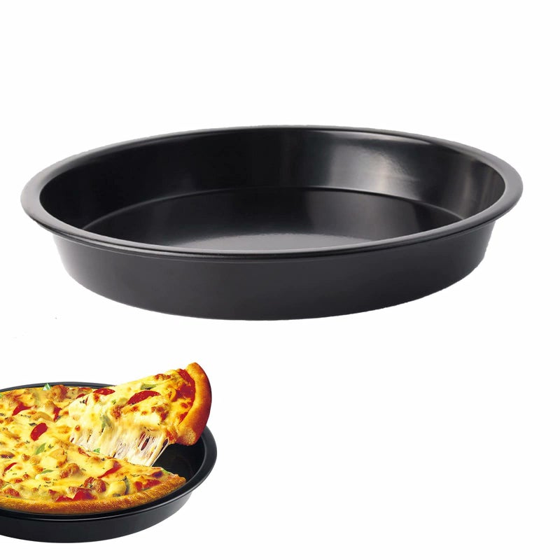 12 Inch Round Baking Cake Pan Carbon Steel NonStick Light Bakeware Restaurant Kitchen Baking Tool