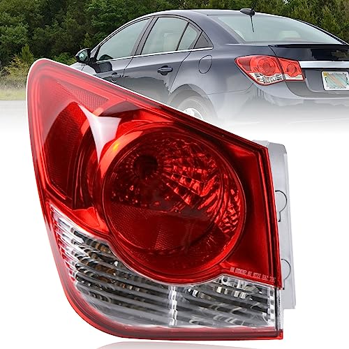 Lochnchn Tail Light Compatible with Chevrolet Cruze 2011-2015 Cruze Limited 2016 Rear Taillights Lamp Assembly Left Driver Side Brake Light Replace 96828250 GM2804107 - Image 1