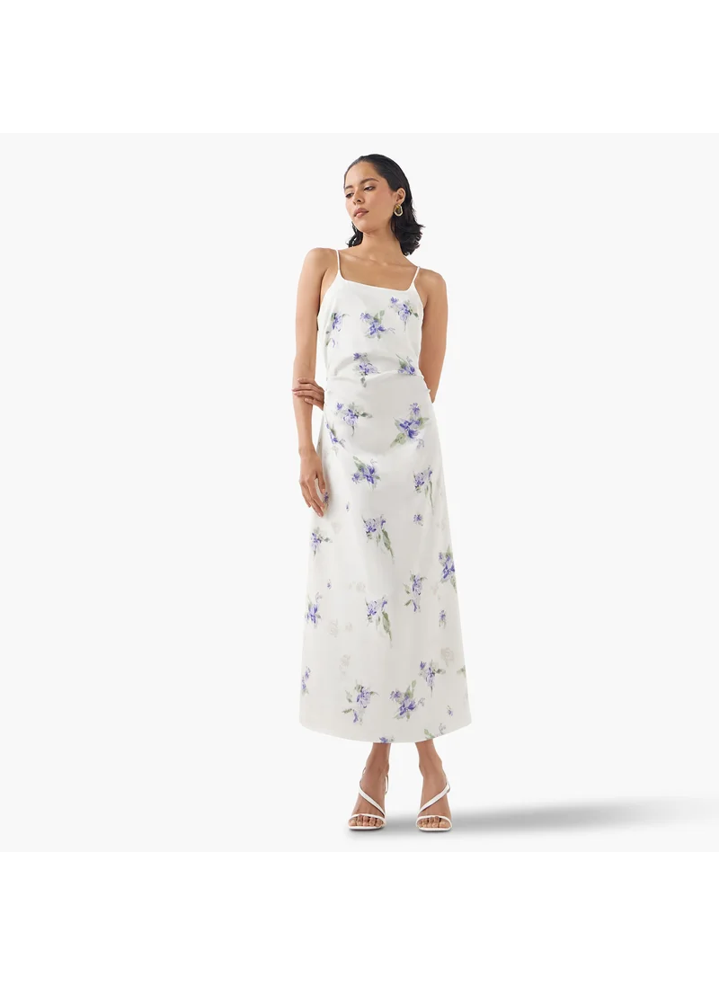 تواكستريمز 2Xtremz Floral Print Strappy Dress