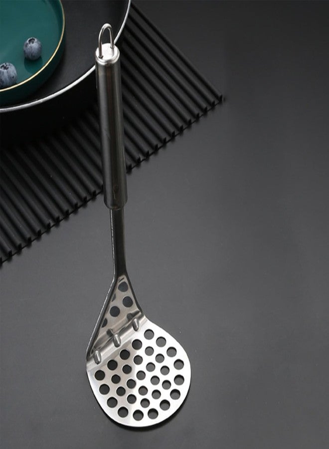 LINYUEARUI Potato Masher - Stainless Steel Mashed Potatoes Masher for Avocado, Potatoes, Beans, Meat, Vegetables,Heavy Duty Mashing Kitchen Tool Integrated Design (Whole stainless steel small) - Image 2