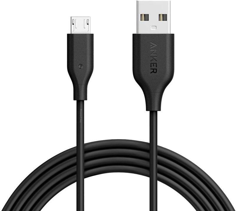 Anker Powerline Micro USB 6ft Black - Image 1