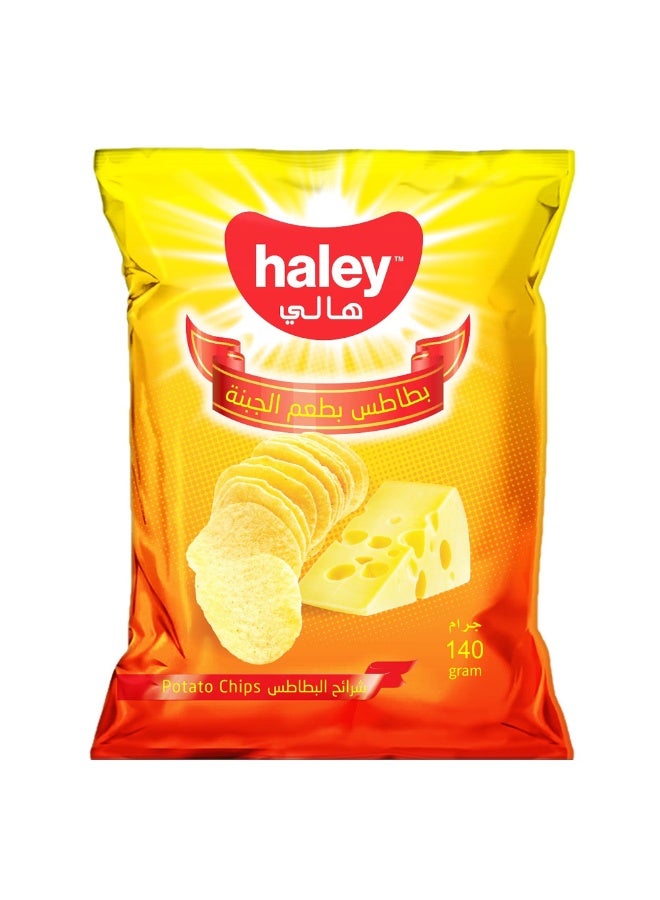 Haley رقائق البطاطس بالجبن هالي، 140 جرام