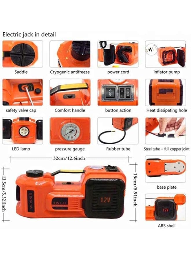 sulfar Car Repair Tools Hydraulic Power Units Electric Hydraulic Car Jack 3 Ton Electric Lifts - Image 3
