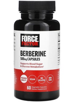 Force Factor Berberine  500 mg  60 Vegetable Capsules 