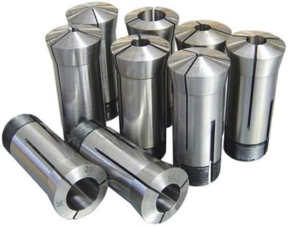 TTC TTC MCS4009 9 Pc 4mm20mm x 2mm 5C Round Metric Collet Set 