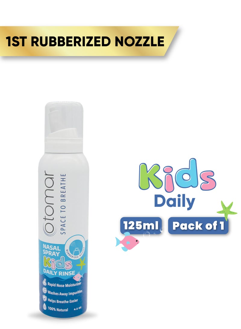 otomar Daily Rinse Kids Isotonic Nasal Saline Spray 125 ml - Image 1