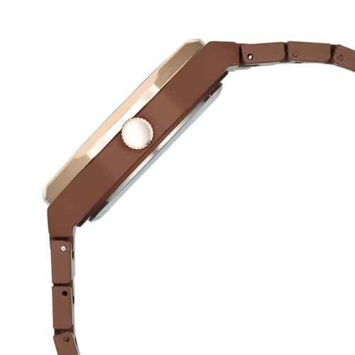 Fastrack Vyb 6.0 Hustler Quartz Brown Shaped Dial Men's Watch | Stainless Steel Strap Material Analog | Guys Analog Watches - FV30027KM02W - Image 2