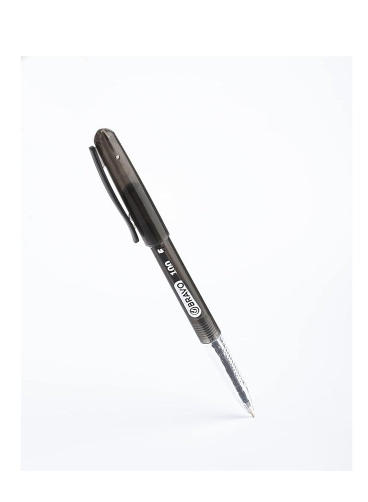 Bravo Ball Pen Bravo 100  Set Of 25 Black Ink Pen - Image 3