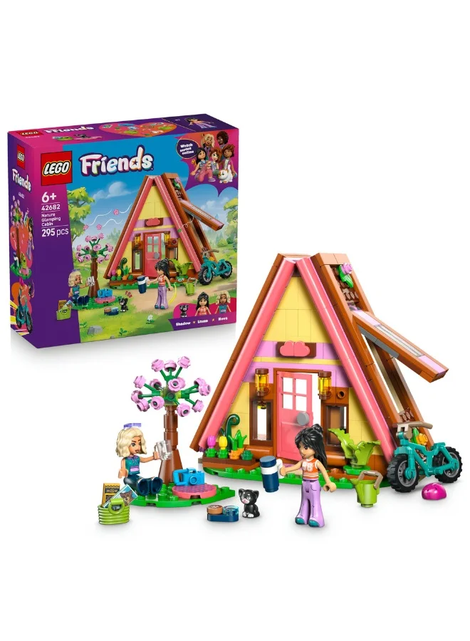 Lego Friends Nature Glamping Cabin with Animal Toys 42682 (Age 6+, 295 Pieces)
