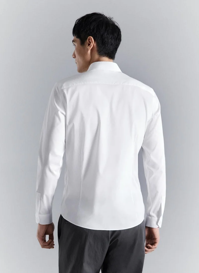 مانجو مان Comfort stretch non-iron shirt