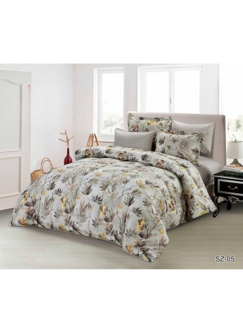 ماركة غير محددة لحاف مكون من 4 قطع لشخص ونصف SZ_05  - Image 2