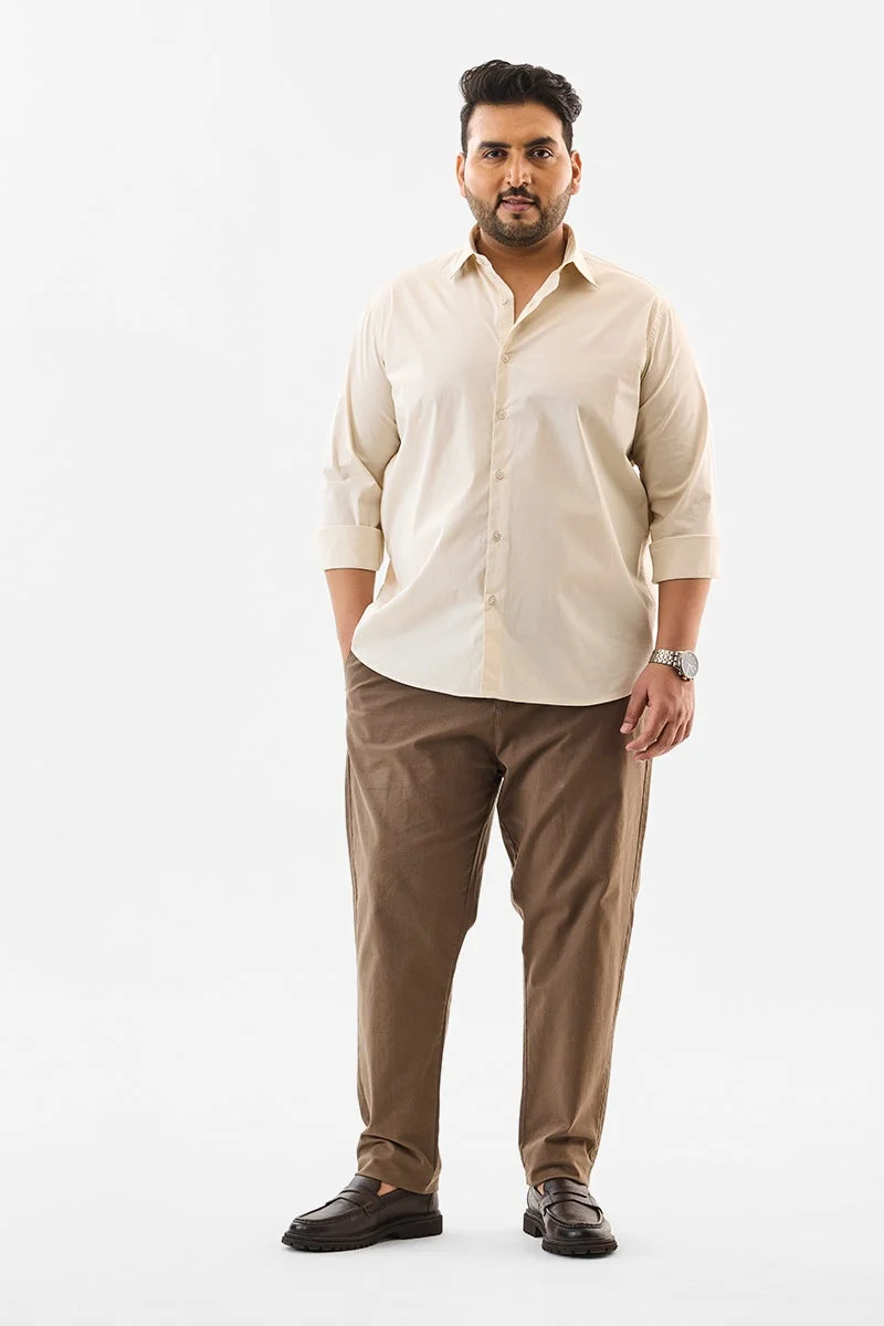 SNITCH Stretch Plus Size Regular Fit Shirt