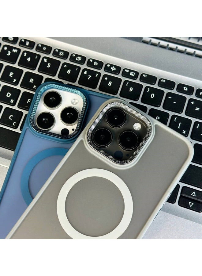 Case for OPPO Reno 12F/ Case Magnetic Translucent Matte Phone Cases [Compatible with MagSafe] Thin Slim Fit Shockproof Bumper Hard Protective Cover for Women Men Girls. - Image 4