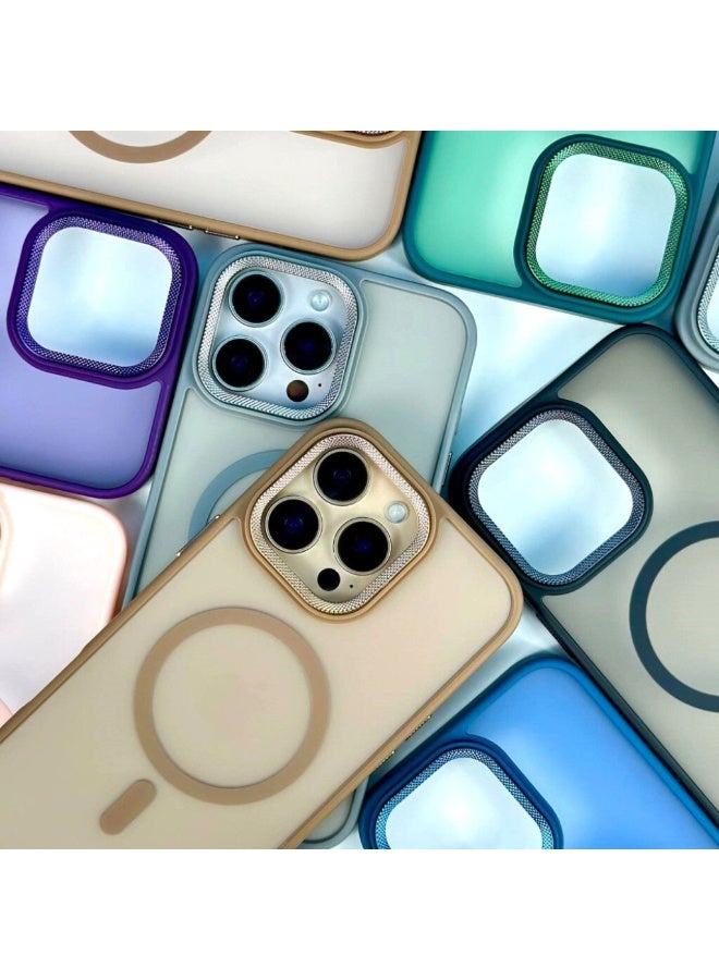 Case for OPPO Reno 12F/ Case Magnetic Translucent Matte Phone Cases [Compatible with MagSafe] Thin Slim Fit Shockproof Bumper Hard Protective Cover for Women Men Girls. - Image 5