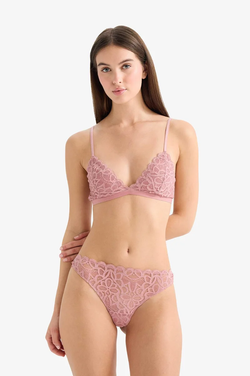 DeFacto Glittery Lace Brazilian Panty