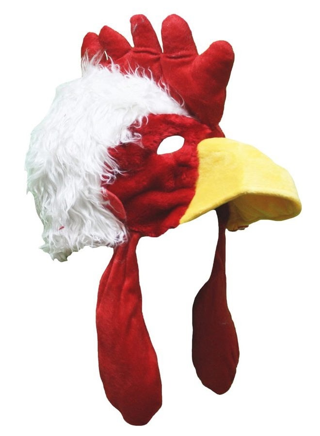 Petitebella White Chicken Hat Free Size Costume - Image 1