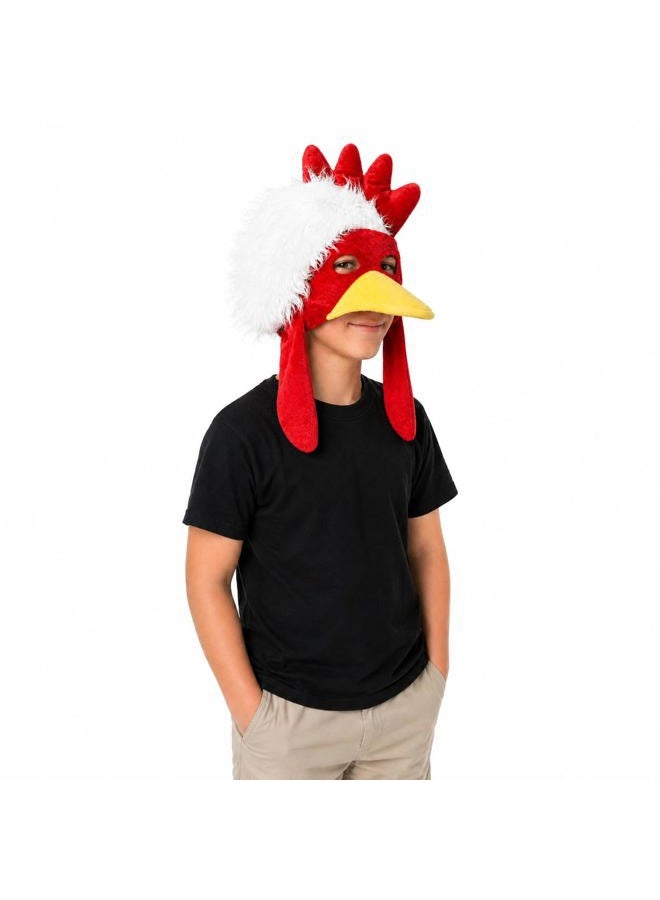 Petitebella White Chicken Hat Free Size Costume - Image 2