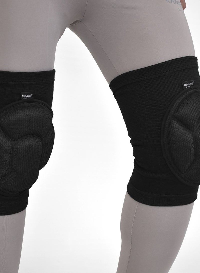 KANGAROO a pair Full Leg Sleeves Long Compression Leg Sleeve Knee Sleeves Protect Leg, for Man Women Basketball, Arthritis Cycling Sport Football, Reduce Varicose Veins and Swelling of Legs - Image 2