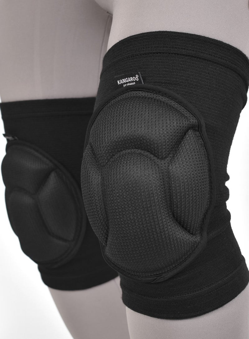 KANGAROO a pair Full Leg Sleeves Long Compression Leg Sleeve Knee Sleeves Protect Leg, for Man Women Basketball, Arthritis Cycling Sport Football, Reduce Varicose Veins and Swelling of Legs - Image 3