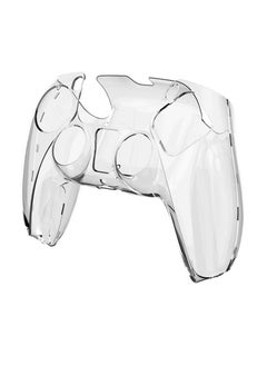 IINE Transparent Crystal Protective Case Cover for PS5/PS5 Slim Controller,PC Hard Non-Slip No Interference Skin Protector Case Full Protection Cover for PS5/PS5 Slim DualSense Wireless Controller  - Image 1