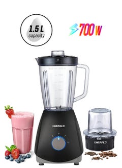 Masterblender Duo 1.5 Litre Blender & 250 Gms Dry Grinder, 700 Watts, Ek731Mbg. (Glass)