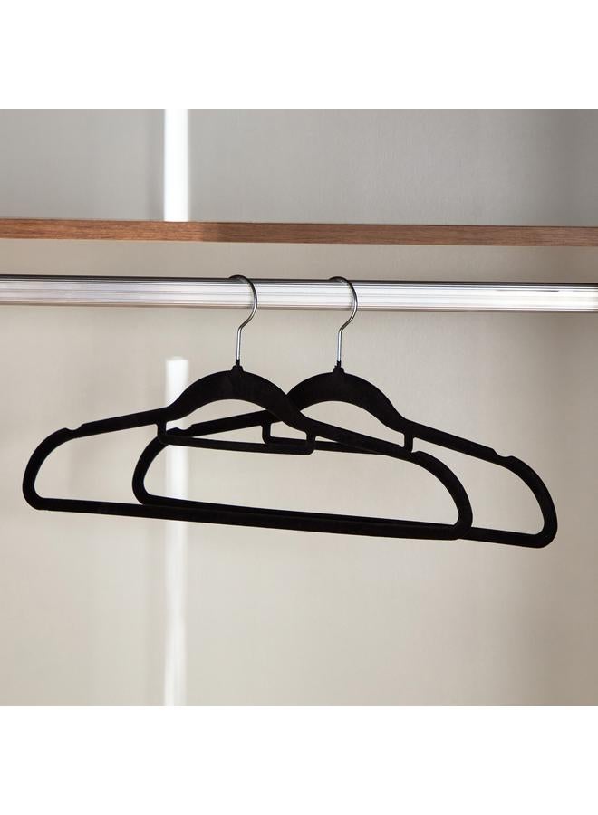 هوم بوكس مجموعة شماعات مخملية مكونة من قطعتين - Image 2