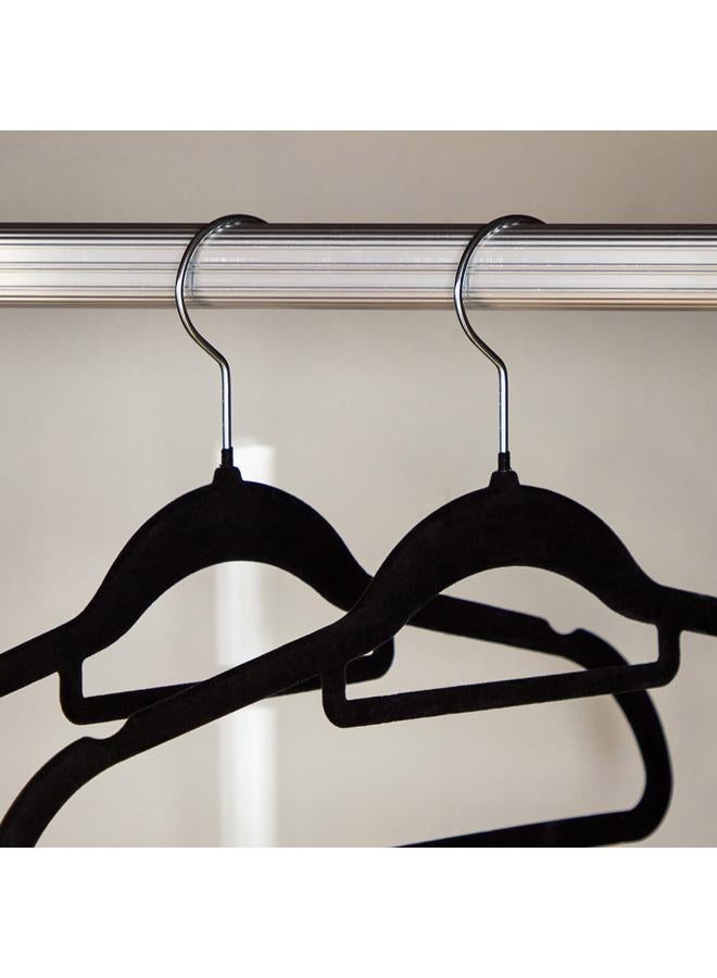 هوم بوكس مجموعة شماعات مخملية مكونة من قطعتين - Image 3