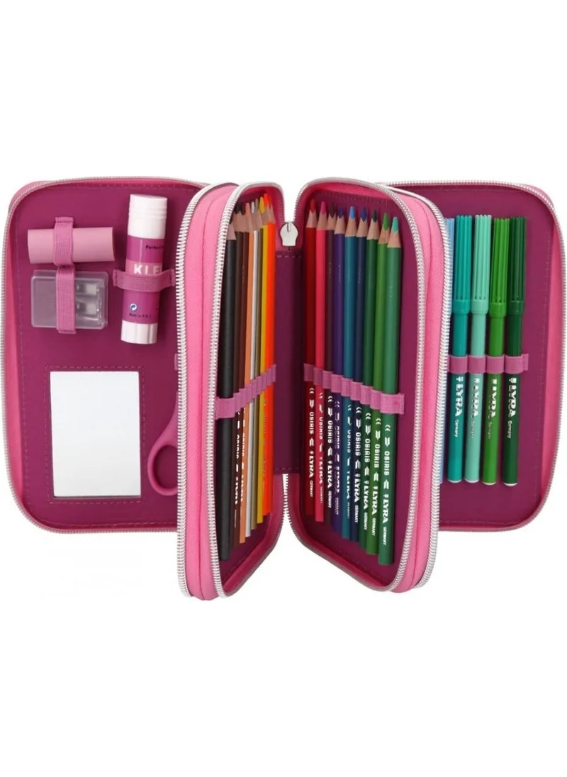 Top Model Filled Triple Pencil Case Cherry Bomb Holo 3 Layer Filled Pencil Case