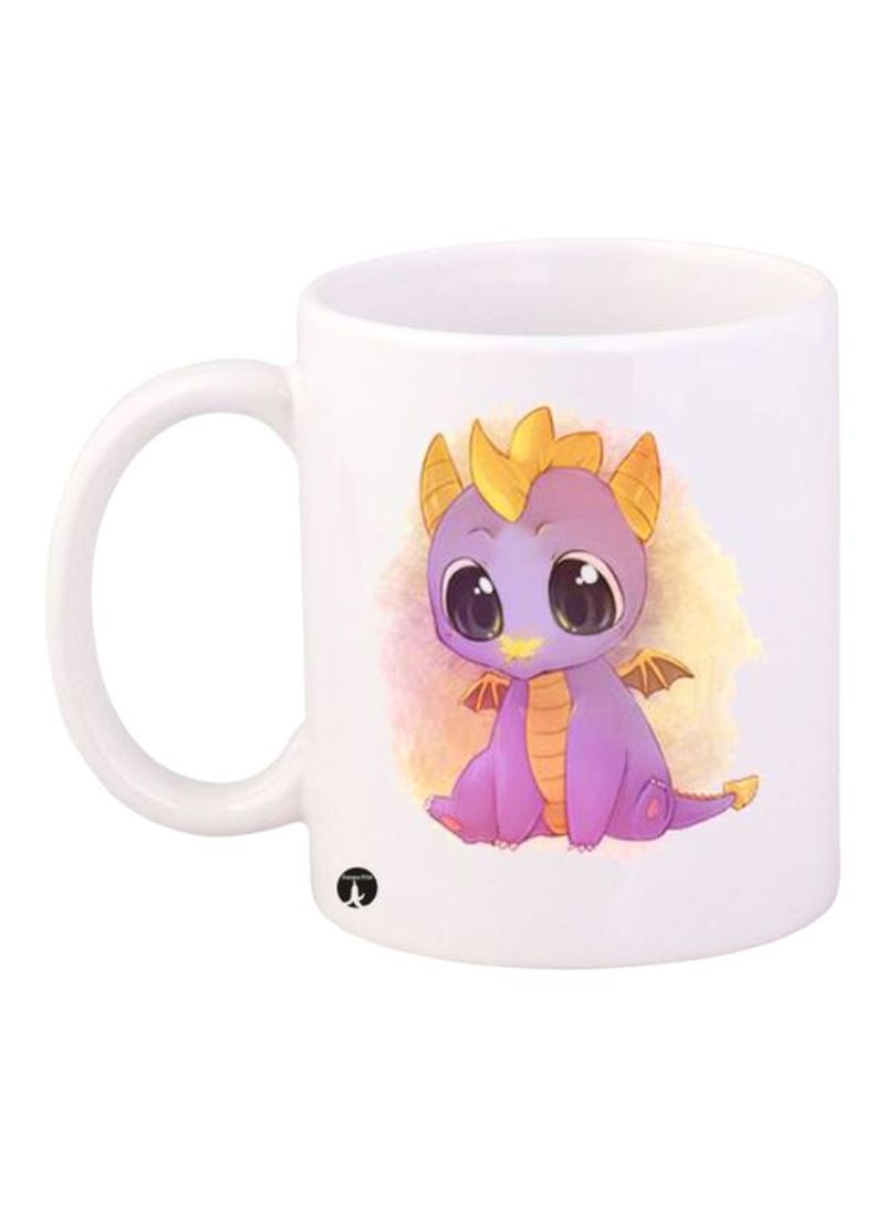 Spyro Printed Mug White/Pink Standard Size