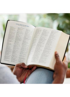 The Open Bible: Read and Discover the Bible for Yourself (NKJV, Black Leathersoft, Red Letter, Comfort Print)  - Image 3