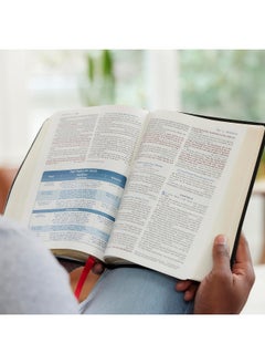The Open Bible: Read and Discover the Bible for Yourself (NKJV, Black Leathersoft, Red Letter, Comfort Print)  - Image 5
