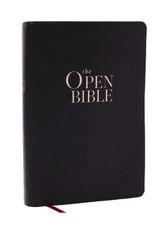 The Open Bible: Read and Discover the Bible for Yourself (NKJV, Black Leathersoft, Red Letter, Comfort Print)  - Image 2