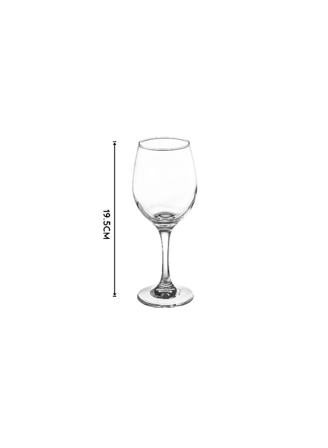 Elegant Set of 6 glass cups with base for juice and all drinks and for all occasions and receptions - Image 4