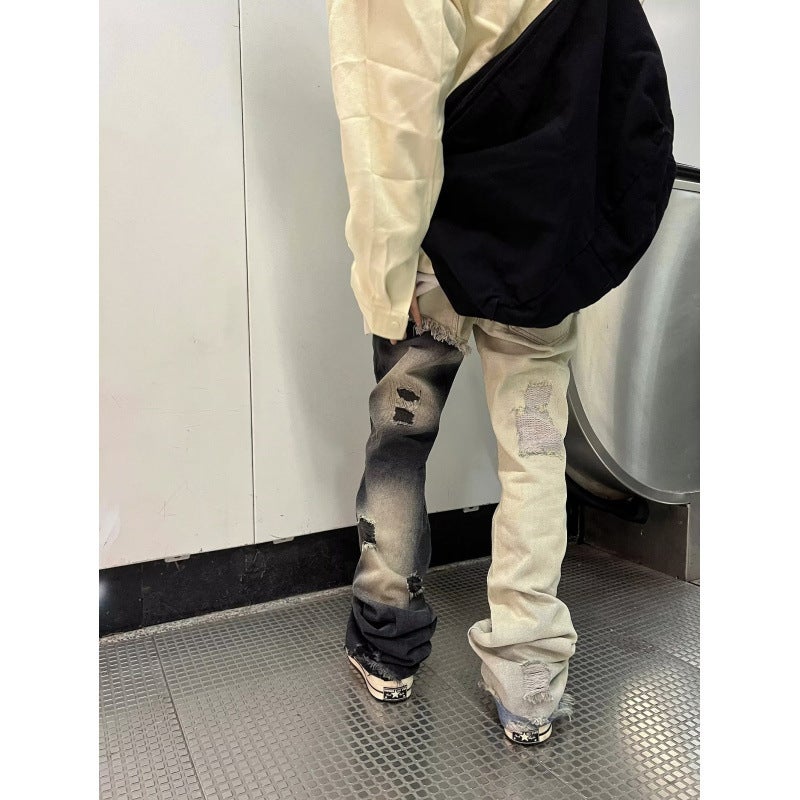 Unisex Classic Denim Jeans Loose Fit Daily Outdoor Wear - Image 4