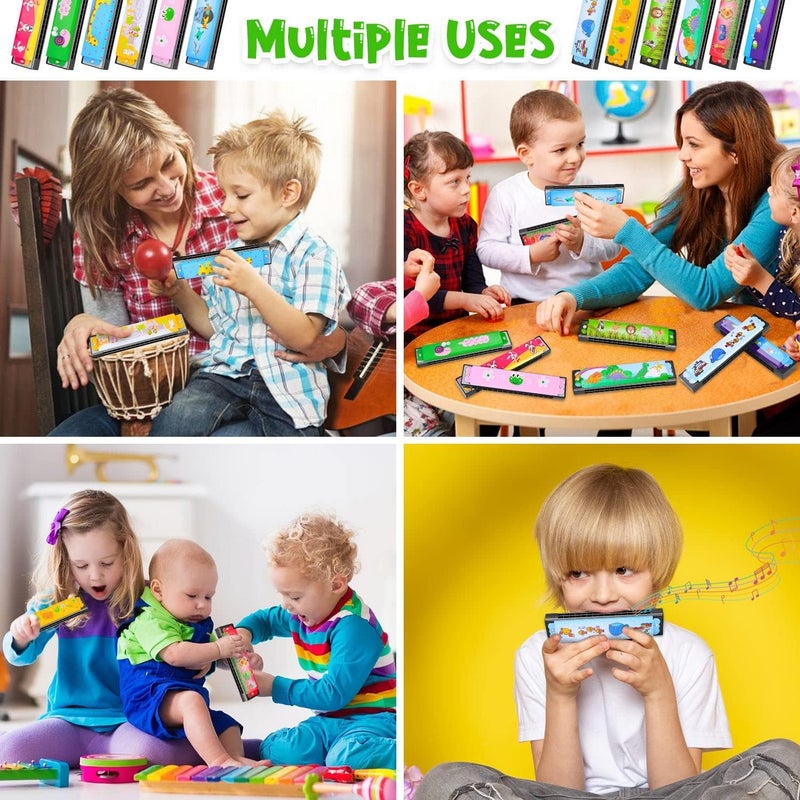 SNAPTRON Return Gifts for Birthday Party in Bulk- 6Pcs Harmonica for Kids, Return Gifts for Kids, Cartoon Musical Instrument Birthday Return Gifts for Girls & Boys - Image 5