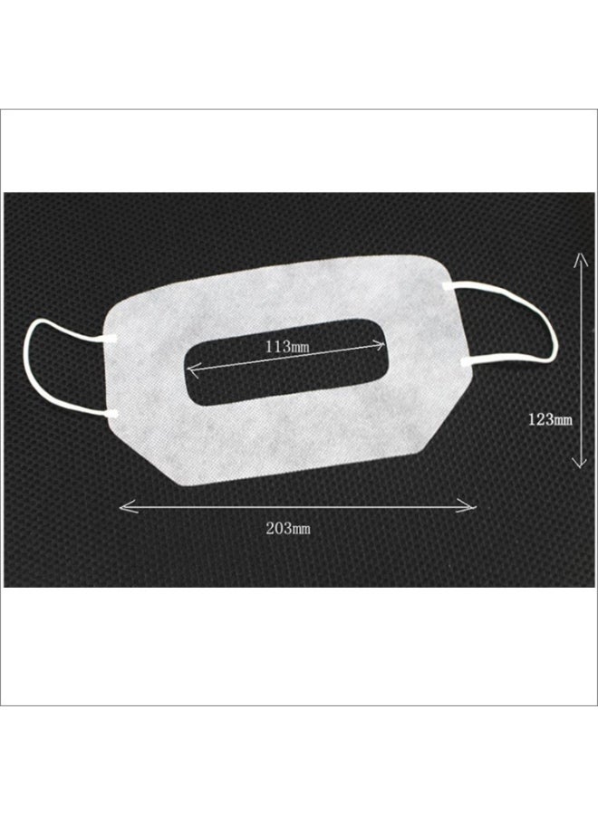 100 PCS Protective Hygiene Eye Mask White Disposable Eyemask for Virtual Reality Glasses - Image 2