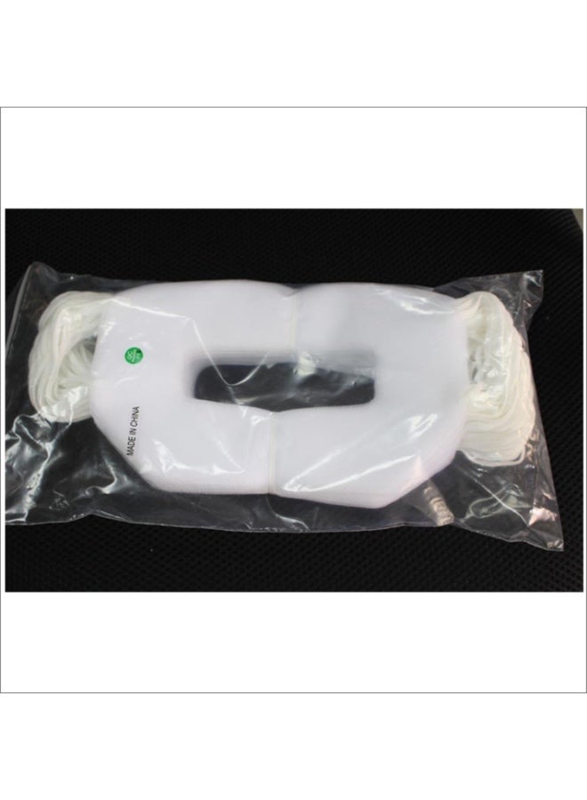 100 PCS Protective Hygiene Eye Mask White Disposable Eyemask for Virtual Reality Glasses - Image 3