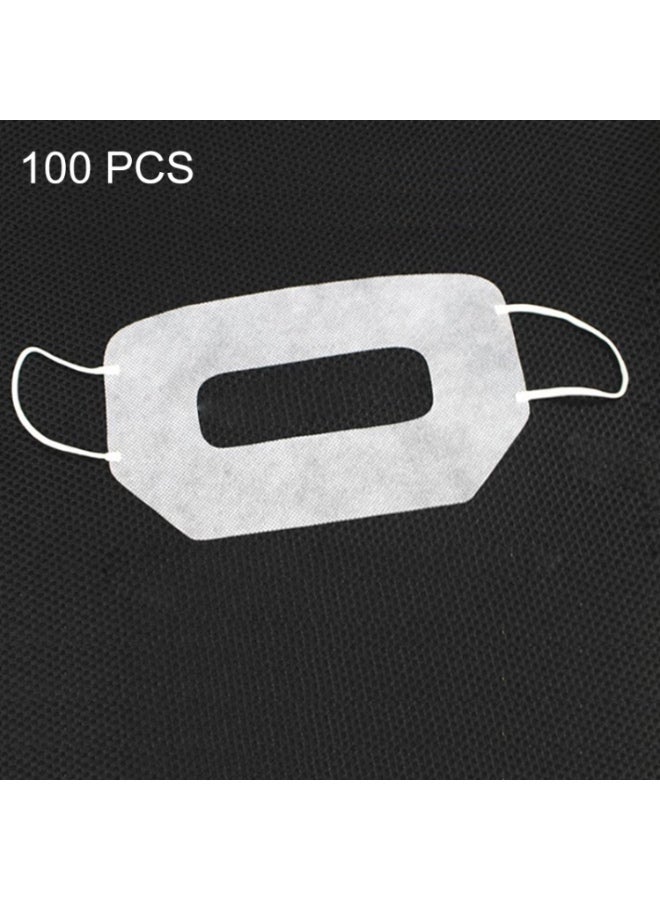 100 PCS Protective Hygiene Eye Mask White Disposable Eyemask for Virtual Reality Glasses - Image 1