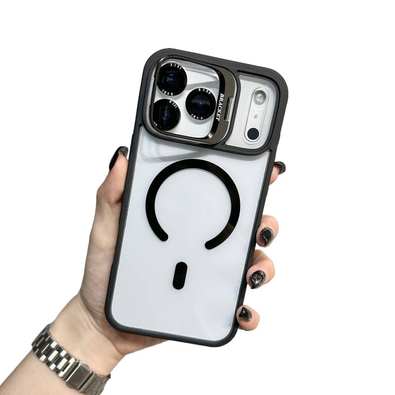 MagSafe iPhone 14 Pro Max Drop Protection PC Case for iPhone 14 14 Plus 14 Pro 14 Pro Max with Kickstand and Full Coverage in Green - Image 3