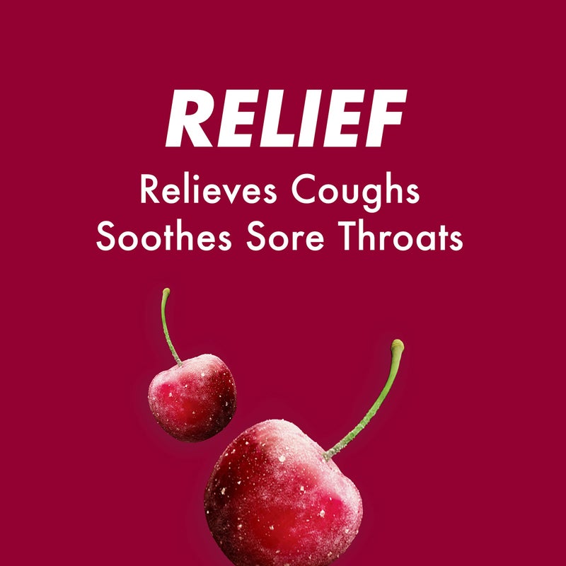 Halls Relief Cherry Cough Drops, Value Pack, 140 Drops - Image 3