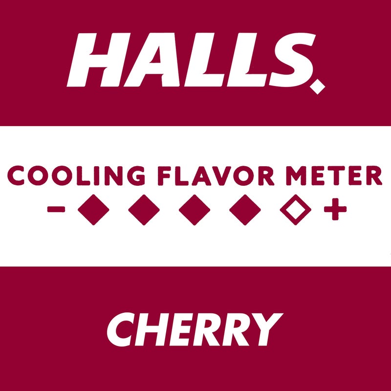 Halls Relief Cherry Cough Drops, Value Pack, 140 Drops - Image 4
