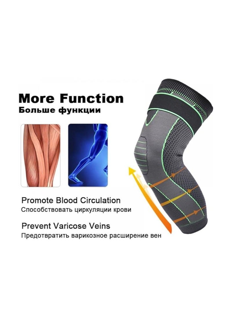 Spaceshoop Fitness Support Knee Pads Sports Gym Volleyball Basketball Men's and Women's Fitness Protective Gear (2 pcs)  - Image 5