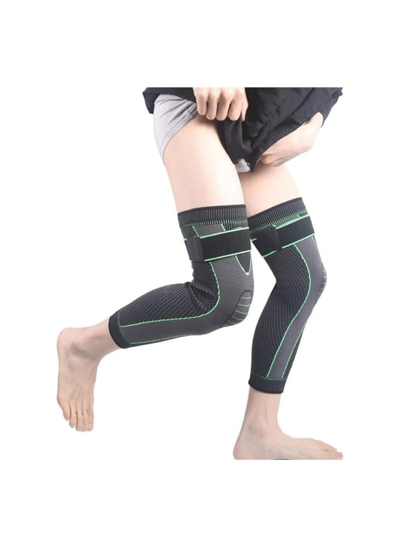 Spaceshoop Fitness Support Knee Pads Sports Gym Volleyball Basketball Men's and Women's Fitness Protective Gear (2 pcs)  - Image 4