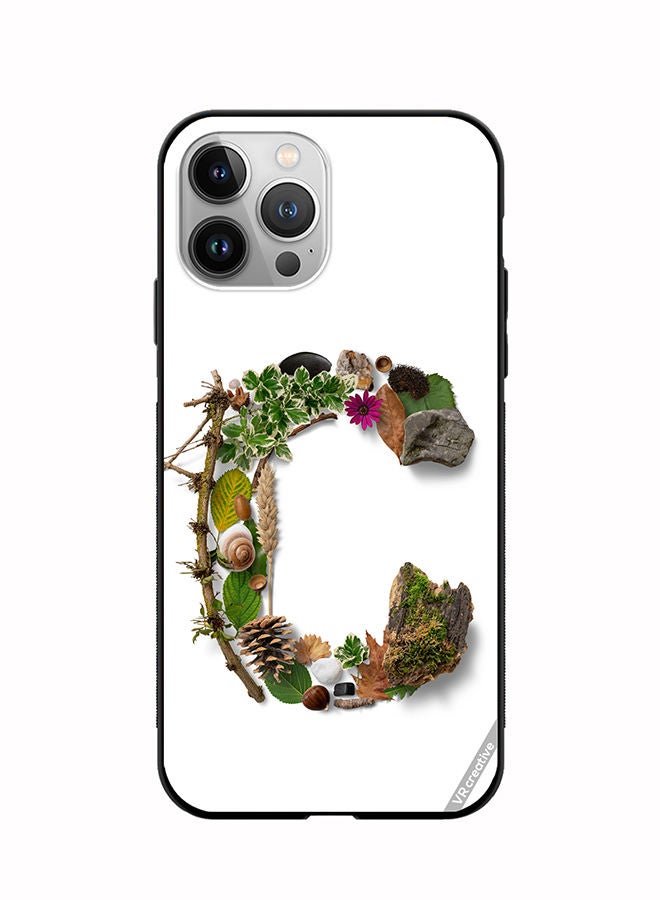 VR CREATIVE Protective Case Cover For Apple iPhone 11 Pro Alphabet C Design Multicolour - Image 1