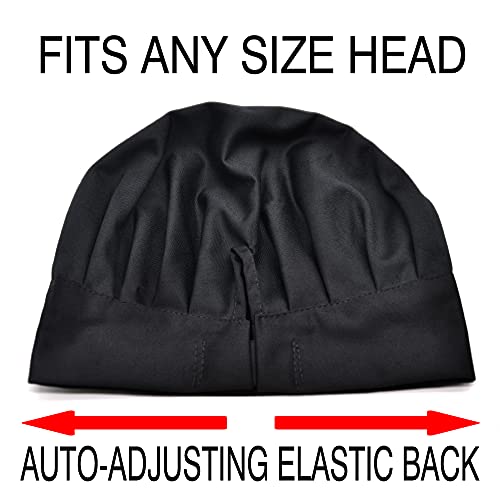 AGMDESIGN Funny Chef Hat, Queen of The Kitchen, Funny Chef Wear, Adjustable Kitchen Cooking Hat for Men & Women Black, Perfect for Birthday/Christmas/Thanksgiving - Image 2