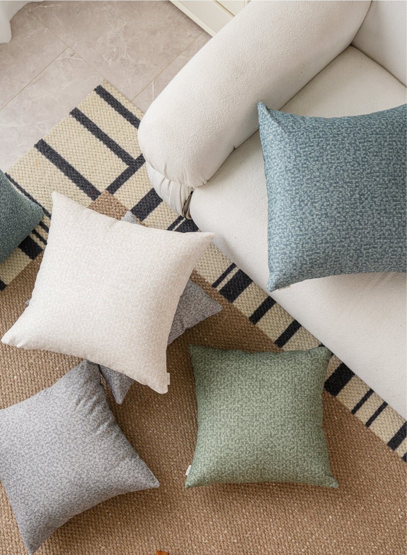 a moment a moment Blue Couch Throw Pillow Covers 50x50 CM for Couch Bed Sofa Decorative Pillows Cushion Covers Two-tone Color Twill Pack of 2 Modern Pillows for Sofa Bedroom  - Image 5