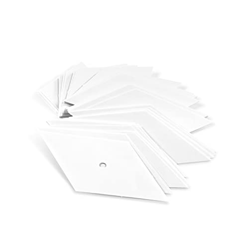 Dritz 3236 Paper Piecing Shapes, Diamond, 2-1/2-Inch (100-Count), White - Image 4