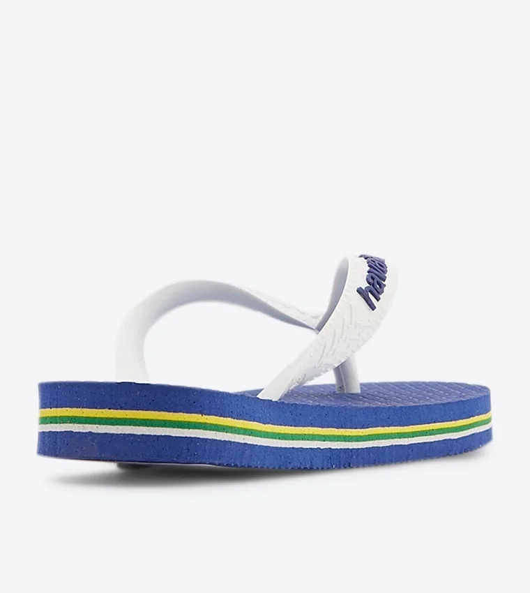 Havaianas Marine Blue Hav. Brasil Logo  | Best Price UAE