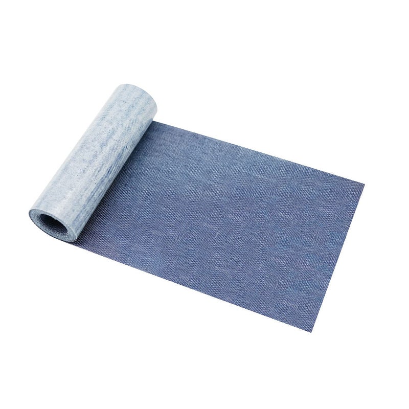Azobur Azobur Iron on Patches for Clothing Repair Jean Patches for Inside and Outside Sew on Iron on Denim Patches for Jeans Kits 4x 60105cm x 1525cm Light Blue 