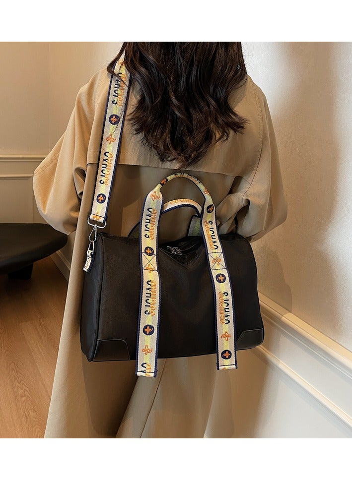lebonaer commuter tote bag high-quality texture large capacity contrast color one-shoulder underarm bag trendy - Image 4